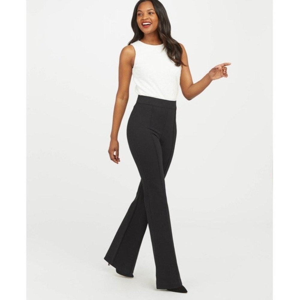 SPANX Black Boot Cut Pants